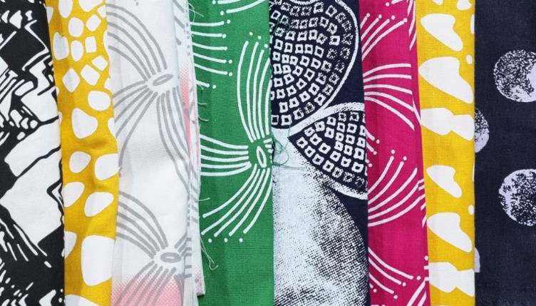 screen printed fabric